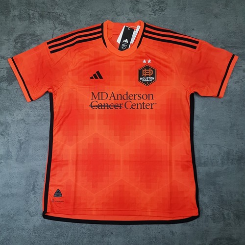 ADIDAS Houston Dynamo 23/24 Authentic Home Soccer Jersey Mens Size 2XL Orange