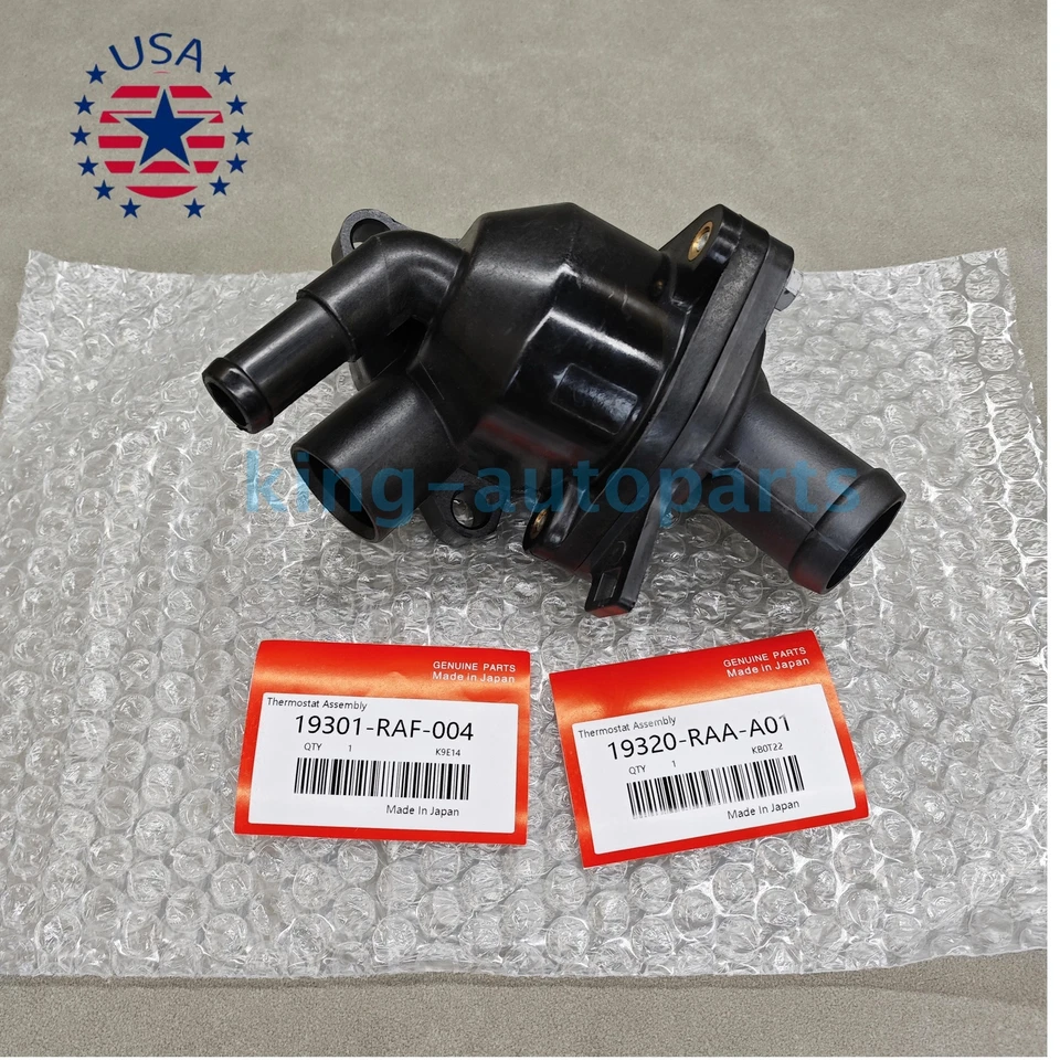 New Thermostat Cover Assembly+Housing For 06-15 Honda Civic Si CR-V Acura New Foto 2 de 4