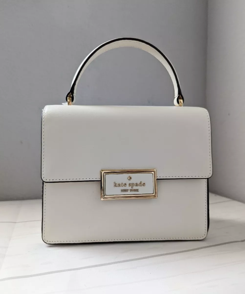 Kate Spade Reegan Top Handle Satchel Crossbody Parchment