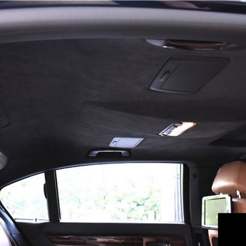 Foam Backed Vehicle Roof Lining Fabric Headliner Faux Suede Luxury Look Restore - Picture 13 of 17