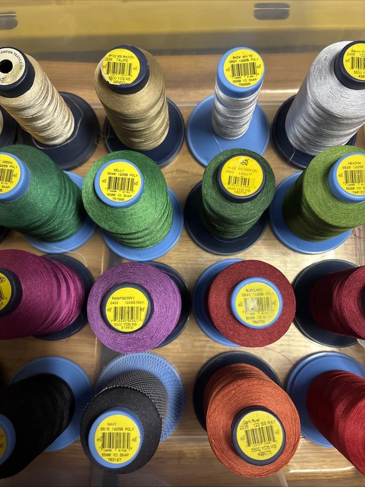 20 Partial Robison-Anton Rayon Embroidery Thread Spools Up To 5500 Yds Each - Image 3 of 4