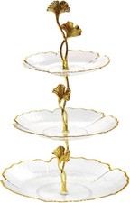 3 Tier Cupcake Stand, Acrylic Tiered Cake Stand, Cupcake Display Stand Desser...