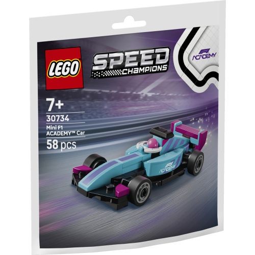 LEGO Polybag 30734 Speed Champions Mini-auto F1 ACADEMY™ - Immagine 6