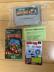 Super Donkey Kong 1 2 3 W/box Instructions Super Famicom SFC Cartridge Nintendo