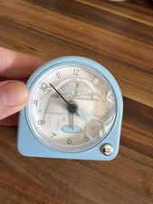 Me To You Tatty Teddy Clock Blue White Battery No Box