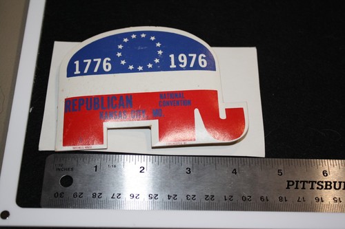 RNC 1976 Republican Elephant pin Republican National Convention Kansas City