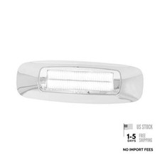 74734 Light Rectangle Prime 4 LED Dual Function Int. 4-5/8" White/Clear