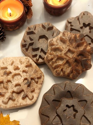  Sheabutter- Kaffeeseife, Weihnachtsseife Peeling vegan | Handmade 
