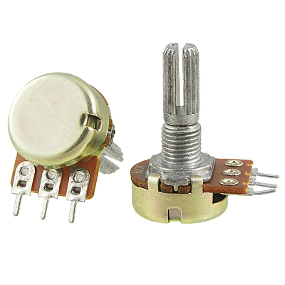 2 Stk B20K 20K Ohm Einzelne Lineare Taper Ratory Potentiometer Drehpotentiometer - Bild 1 von 1
