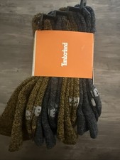 Timberland Men's Cushioned Boot Socks Wool Blend 4 Pairs