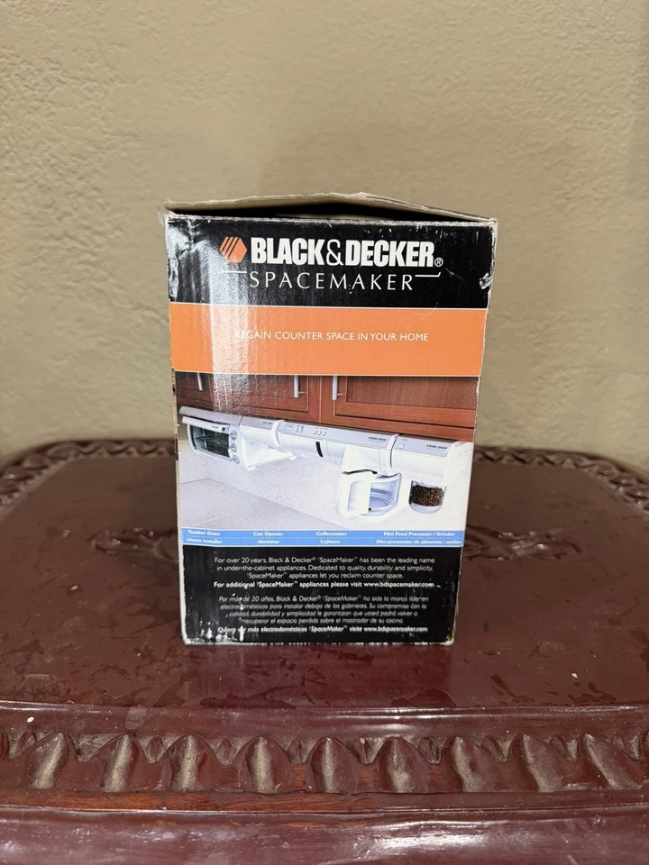 SPACEMAKER Under Cabinet Can Opener CO100WM Knife Sharpener Black Decker RV VAN - Image 2 of 4