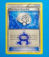 Team Aqua's Great Ball 27/34 Double Crisis Regular on eBay