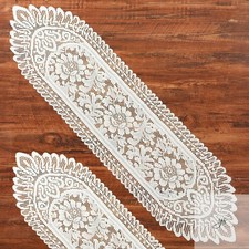 Lace Crochet Rectangular Table Runner, 2pcs Boho Doilies 45 13.38 Table Dresser