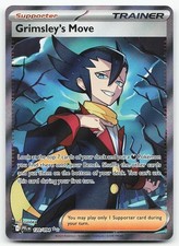 Pokemon Grimsley's Move 120/094 Phantasmal Flames Ultra Rare Holo NM