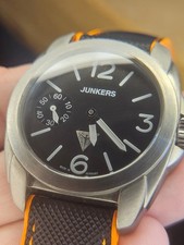 Junkers Flieger 9.03.03.02.M Orologio Uomo In Acciaio Con Vetro Zaffiro