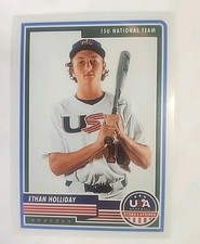 2023 Panini USA Baseball 15U Stars & Stripes Ethan Holliday 30 Condition Mint