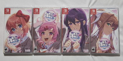Doki Doki Literature Club Plus Full Set PAX Convention Exclusive Nintendo Switch