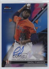 2021 Topps Finest Finest Auto Blue Refractor /150 Enoli Paredes #FA-EP Auto 0c2