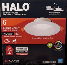 HALO 6 in. RL Canless Integrated LED Recessed Light Color Selectable 5-CCT NEW