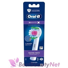 Oral-B 3D White X 3 Replacement Brush Heads