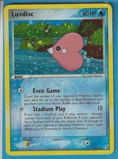 Pokemon Crystal Guardians "Luvdisc"   7/100   Holo X1 on eBay
