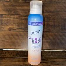 Secret Whole Body Deodorant Spray Peach  Vanilla Blossom Aluminum Free