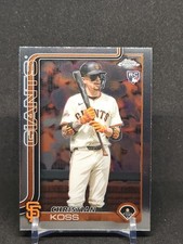 2025 Topps Chrome Update - #USC26 Christian Koss RC - Giants Rookie