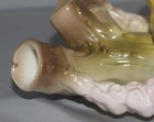 Rare Czech Pottery Bird on Garland Wall Pocket Czechoslovakia Red Dime Mark — photo 8