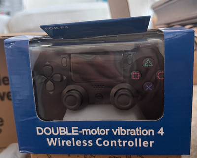 Dualshock Double Motor Vibration P4 Wireless Controller -Black *New