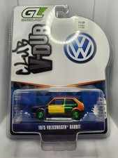Greenlight 2025 CHASE Club V-Dub Series 21 1975 Volkswagen Rabbit Green