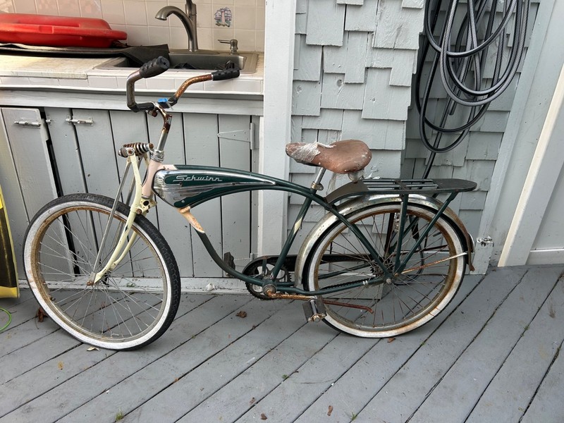Schwinn Cruiser Deluxe Second Century Green Tank Bicycle – Vintage Style Collect