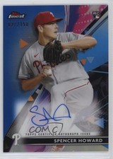 2021 Topps Finest Blue Refractor 27/150 Spencer Howard #FA-SH Auto 11nq