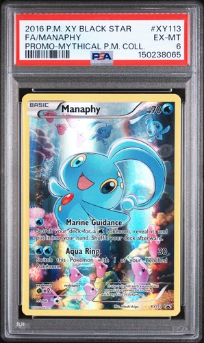Manaphy graded PSA 6 for sale on eBay