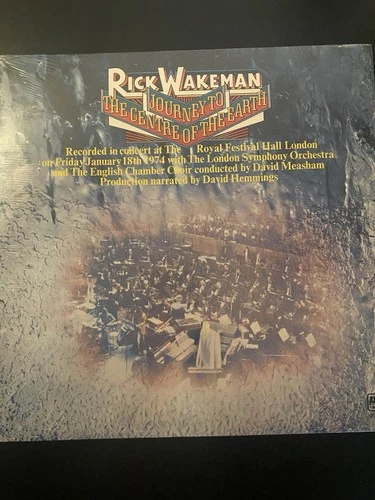 RICK WAKEMAN JOURNEY TO THE CENTRE OF THE EARTH 1974 A&M ORIG PRESS SEALED LP