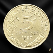 France – 1987 – 5 centimes Marianne (N1739)