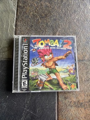 Tomba 2: The Evil Swine Return Sony PlayStation 1 2000 Complete