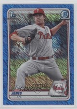 2020 Bowman Chrome Prospects Blue Shimmer Refractor /150 Damon Jones #BCP-65 sc2