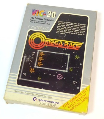 Commodore VC 20 VIC 20 in OVP -- OMEGA RACE -- Modul VIC-20 VC-20