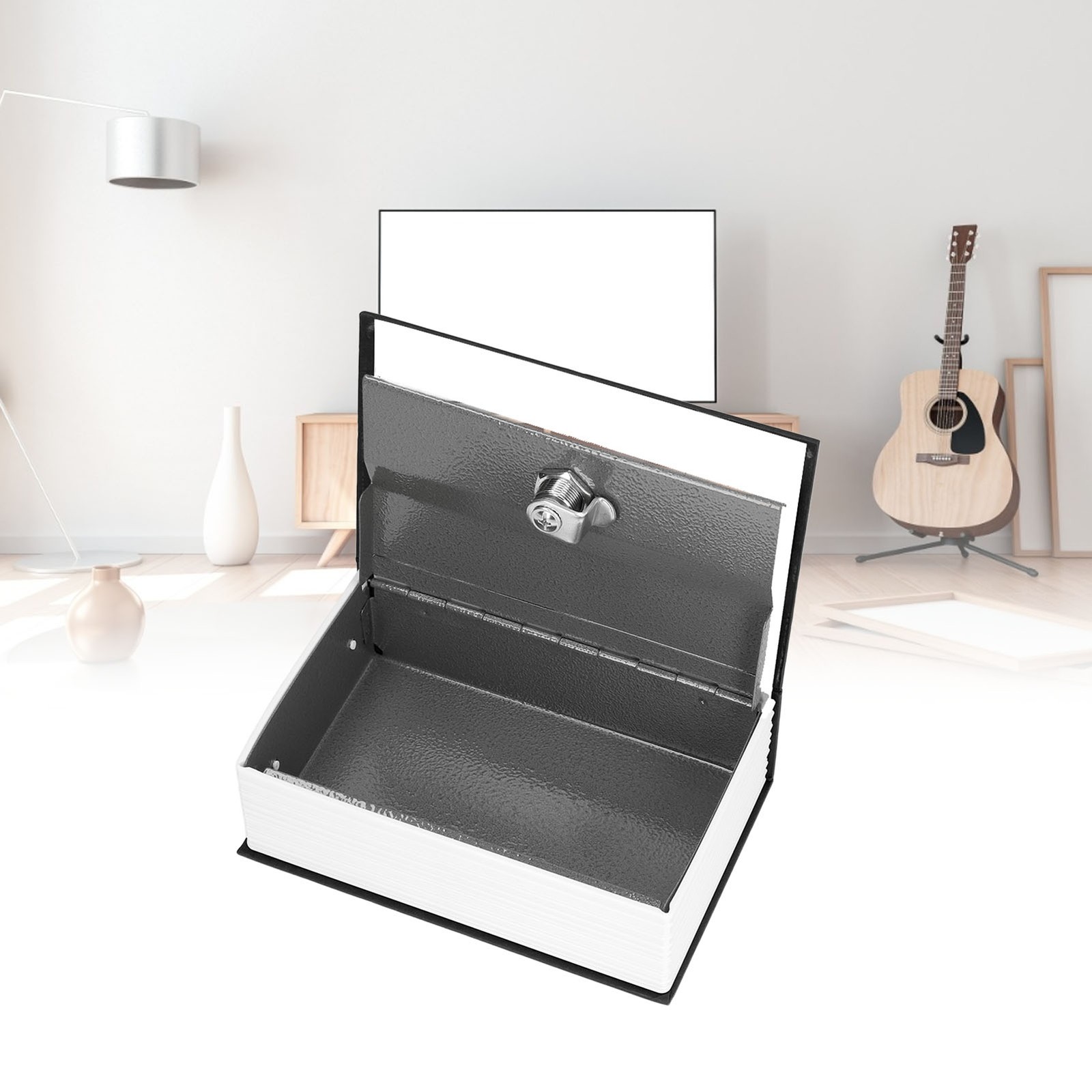 Safe Box Simulation Book Shape Decorative Storage Money Case For Bedroom Living