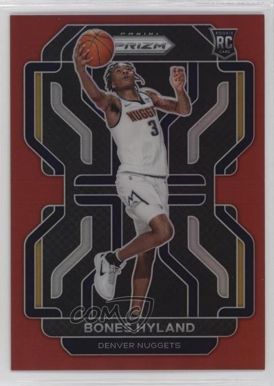 2021-22 Panini Prizm Red Prizm 168/299 Bones Hyland #302 00ma