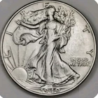 1940-p Walking Liberty Half.  A.U.  116374  (Inventory F)