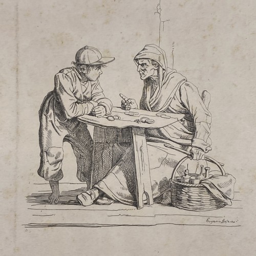 Antique 1800s Art Engraving Print - Picture 2 of 4
