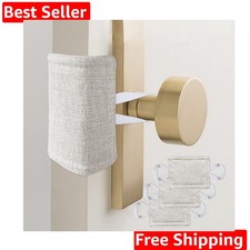 Door Silencer Quiet Door Closer Cushion, Padded Door Latch Cover for Nursery,...