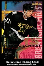 1994-95 Fleer Brent Gilchrist #50 Dallas Stars NHL Hockey
