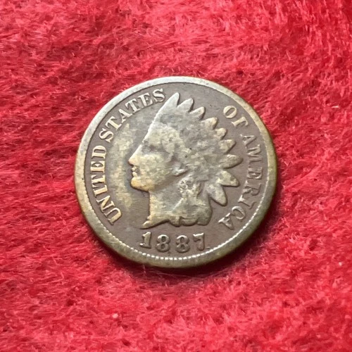 1887 Indian Head Cent / Penny 1c GD Good