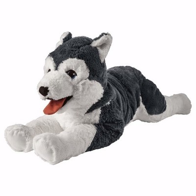 IKEA LIVLIG Stofftier, Hund/Siberian Husky, 57 cm