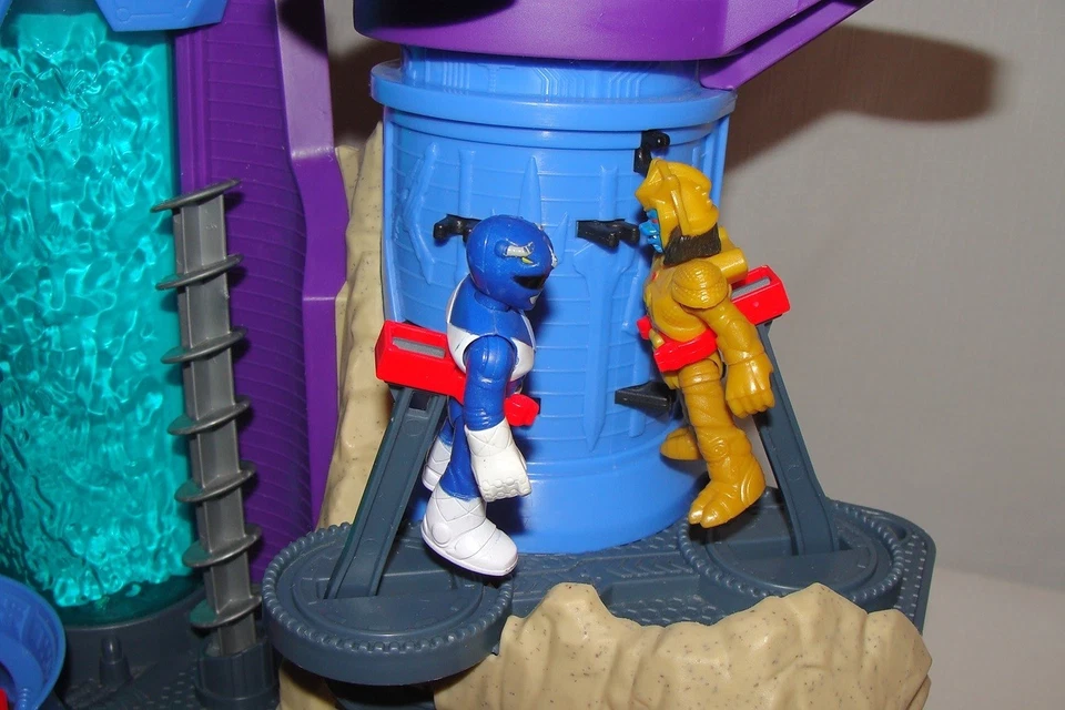 Mighty Morphin Power Rangers Imaginext Command Center Figuras + Juego de Armas Foto 4 de 4