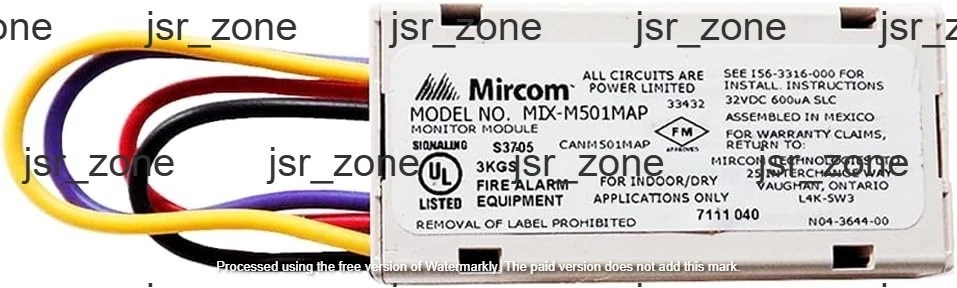 MIX M501MAP Mircom MIni Monitor Module - Image 1 of 1