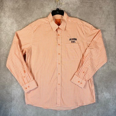 Oklahoma State University Antigua Button Down Shirt Men XL Collegiate Preppy OSU