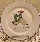 Set 4 Rosanna Cheers Darling 8" Salad/Dessert Plates French Cafe New Boxed — photo 9